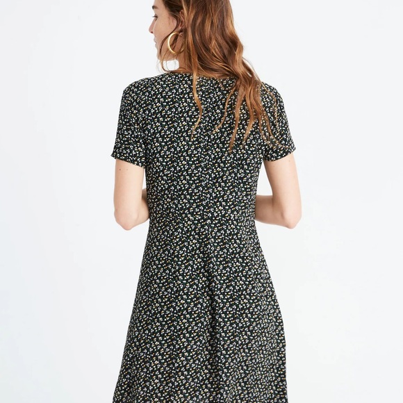 Madewell Button Wrap Floral Dress - Picture 2 of 6